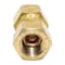 Thrifco Plumbing No. 70 SV 3/8 Inch Brass Flare Swivel Adapter 6943003 - alternate 2